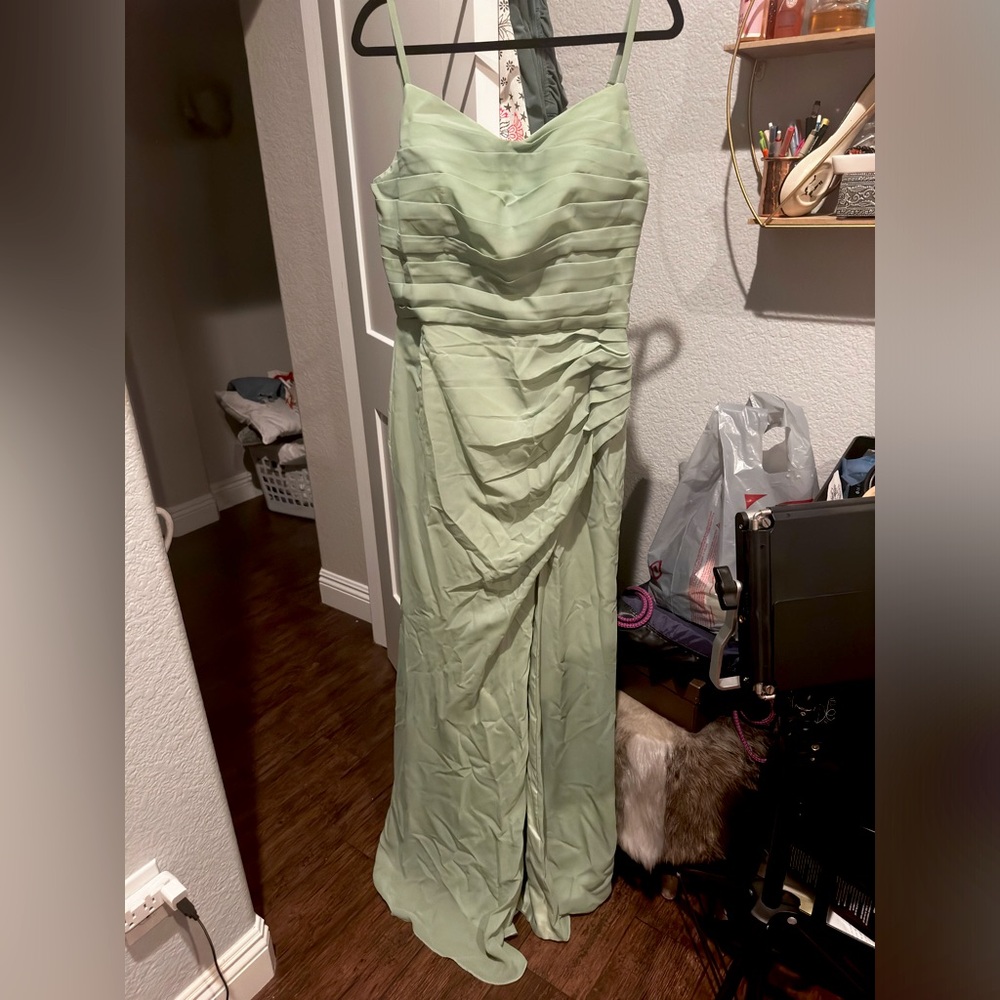 Sage Green Formal Dress